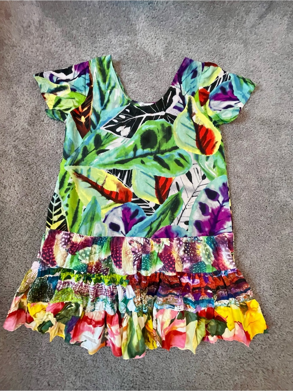 JAMS World Hattie Dress — W329 “Jasper” Print — Size Medium